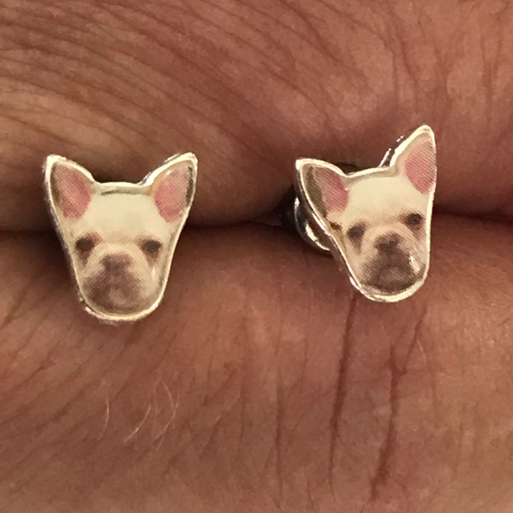 Cute dog stud earrings